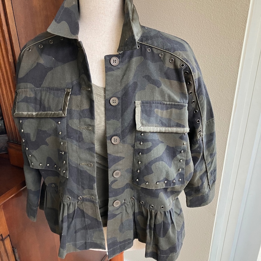 Joie Camo Short Jacket  -Size Small